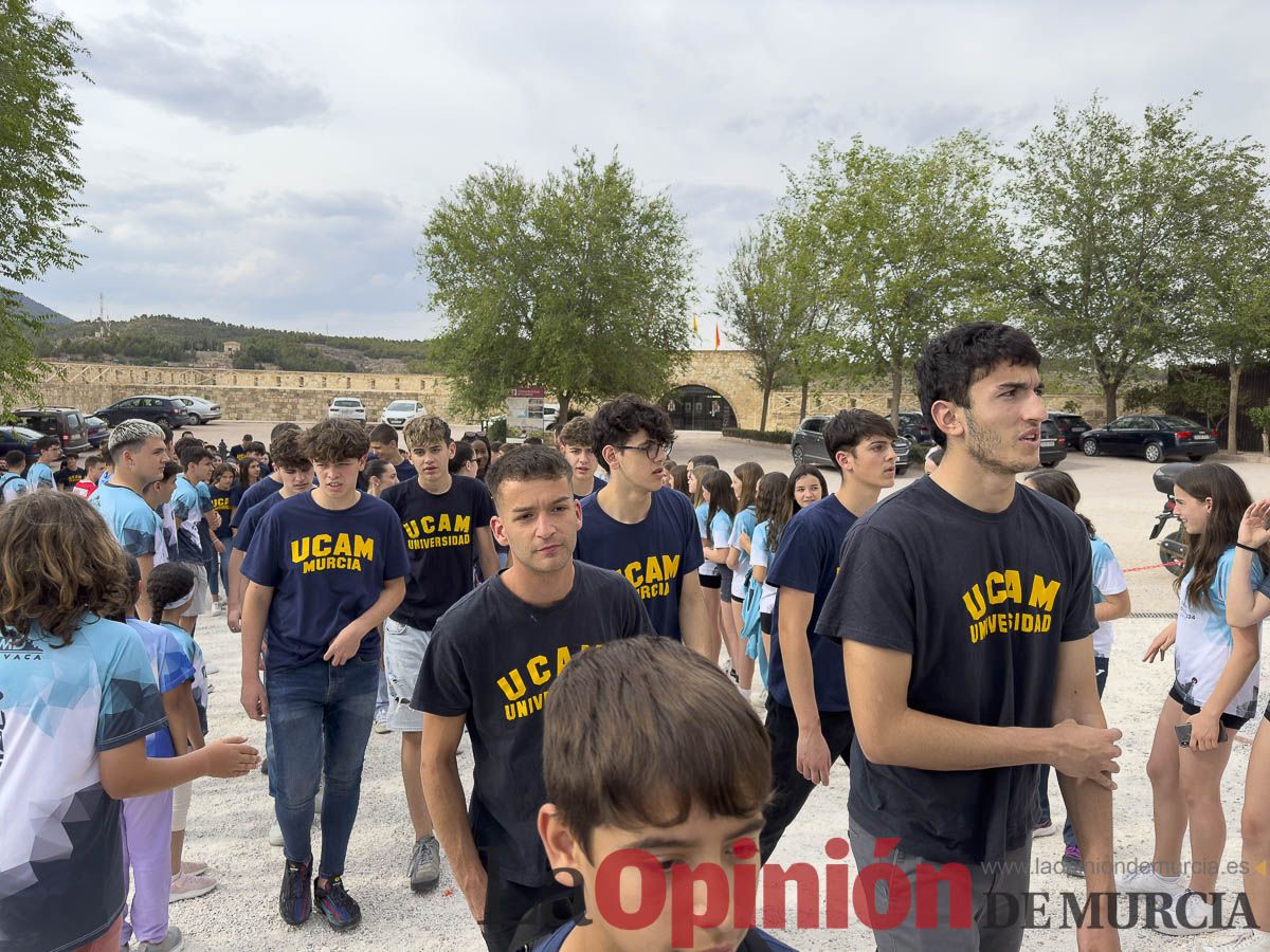 El UCAM de baloncesto peregrina a Caravaca de la Cruz en su Año Jubilar