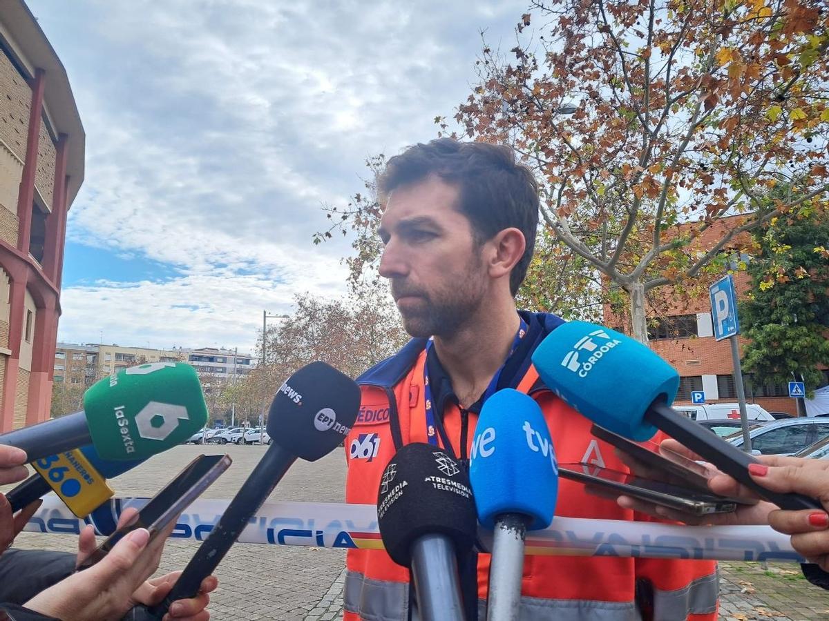 José Ignacio de Juan, médico del 061 y responsable sanitario del centro de atención a familiares de Poniente Sur.