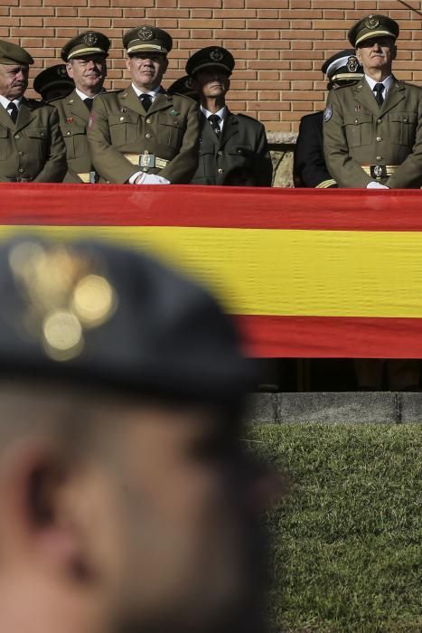 Parada militar del acto de celebración de la Inmaculada