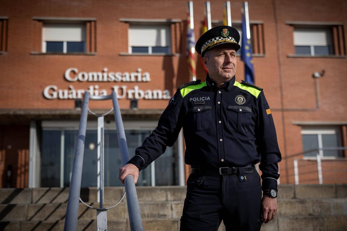 Óscar Parada, nuevo jefe de la Guardia Urbana de Badalona.