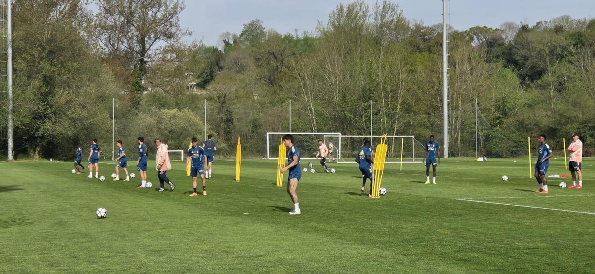 Una imagen del entrenamiento