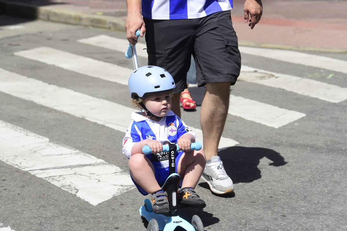 A Coruña respira deportivismo en la previa del Valladolid-Deportivo