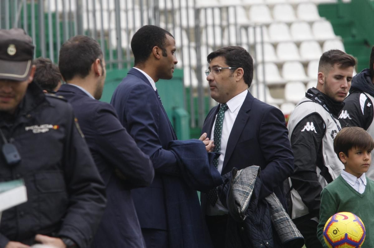 La afición cordobesista en el partido contra el Mallorca