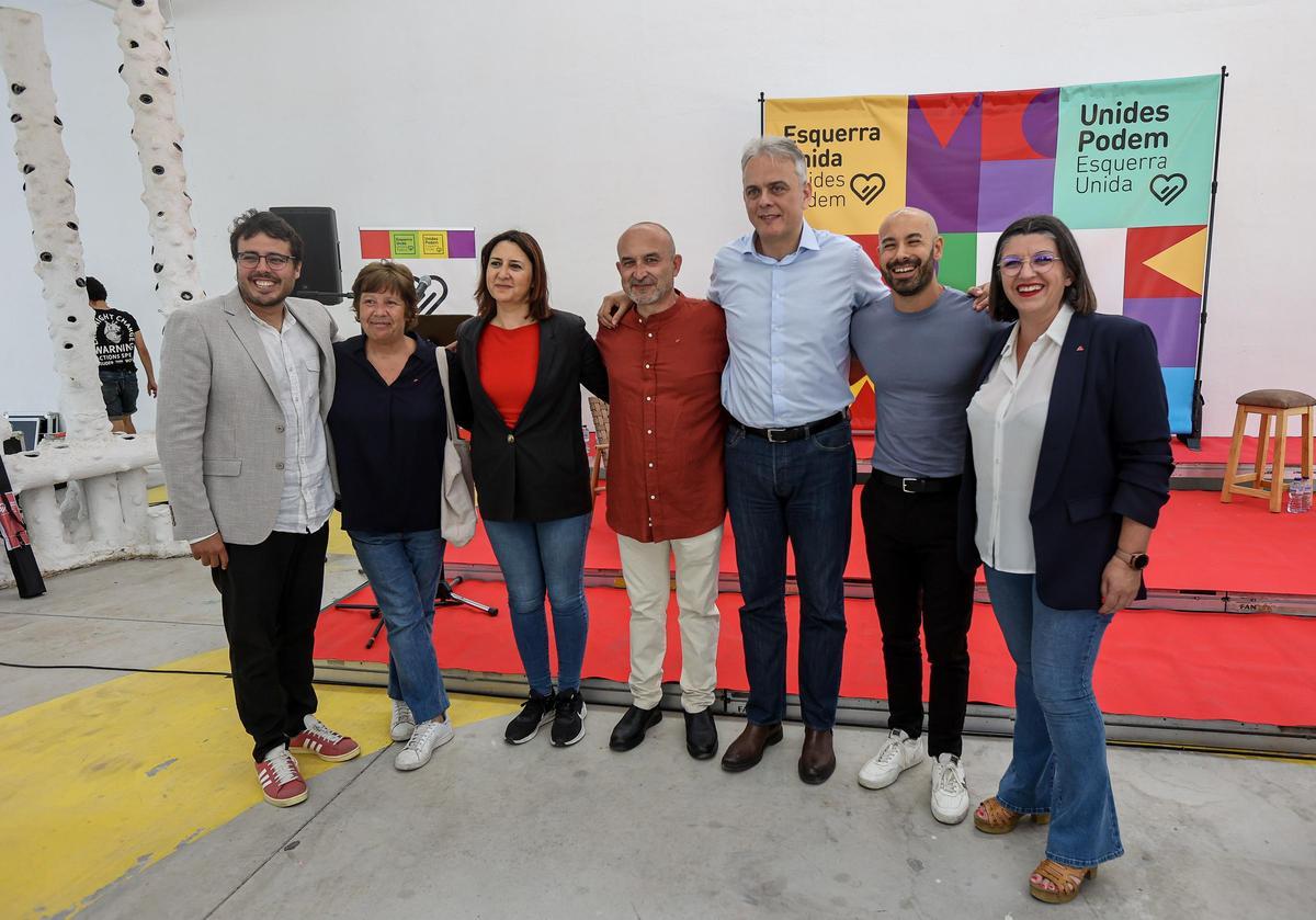 El acto de presentación de la candidatura de Unidas por Alicante en Las Cigarreras.