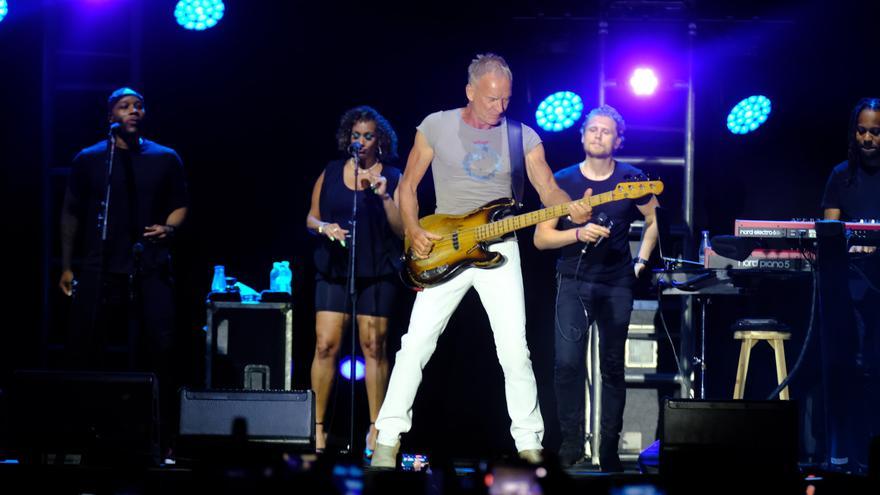 Sting, un policía para el mundo material, en Gran Canaria