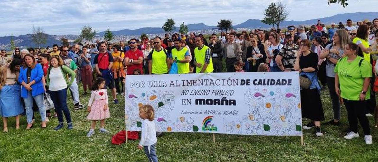 Un momento de la concentración del pasado miércoles. |   GONZALO NÚÑEZ