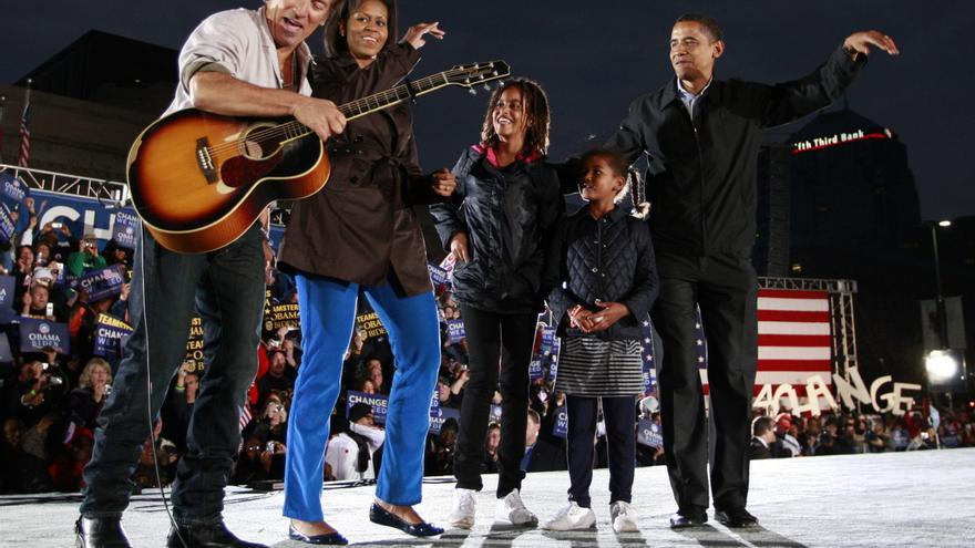Obama asistirá el viernes al primer concierto de Bruce Springsteen en Barcelona