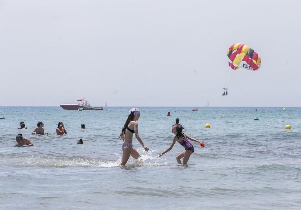 Primer fin de semana de playas abiertas al baño