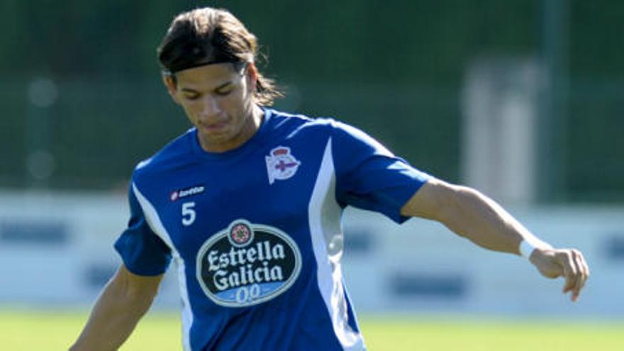 Zé Castro en un entrenamiento.