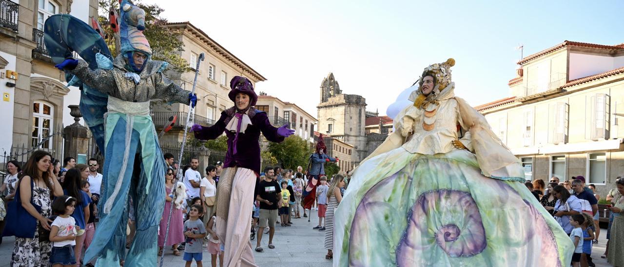 Participantes en el desfile