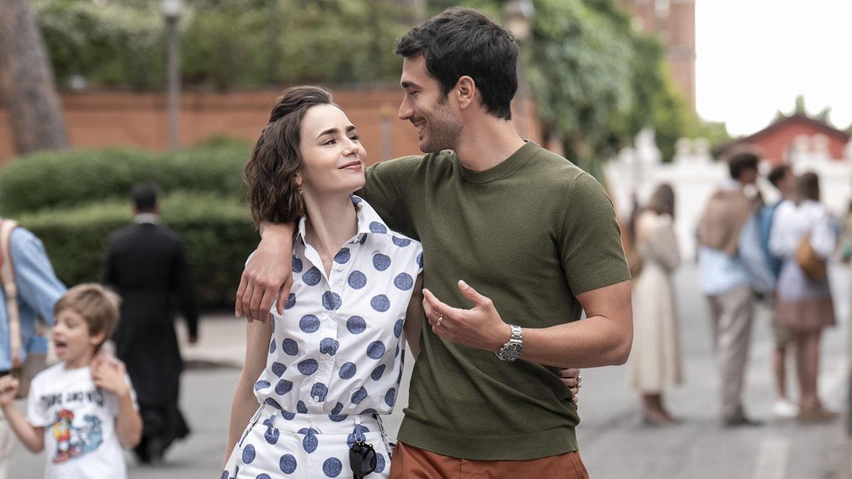 Lily Collins en 'Emily en París'