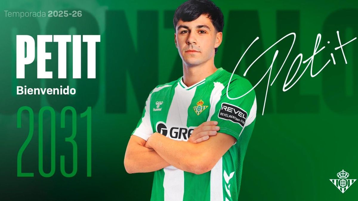 Gonzalo Petit firma como nuevo jugador del Betis hasta 2031