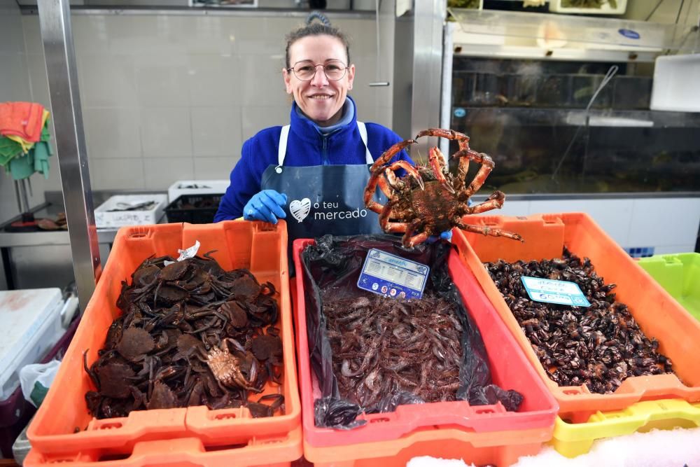 Centolla y camarón para Navidad 2019 en A Coruña