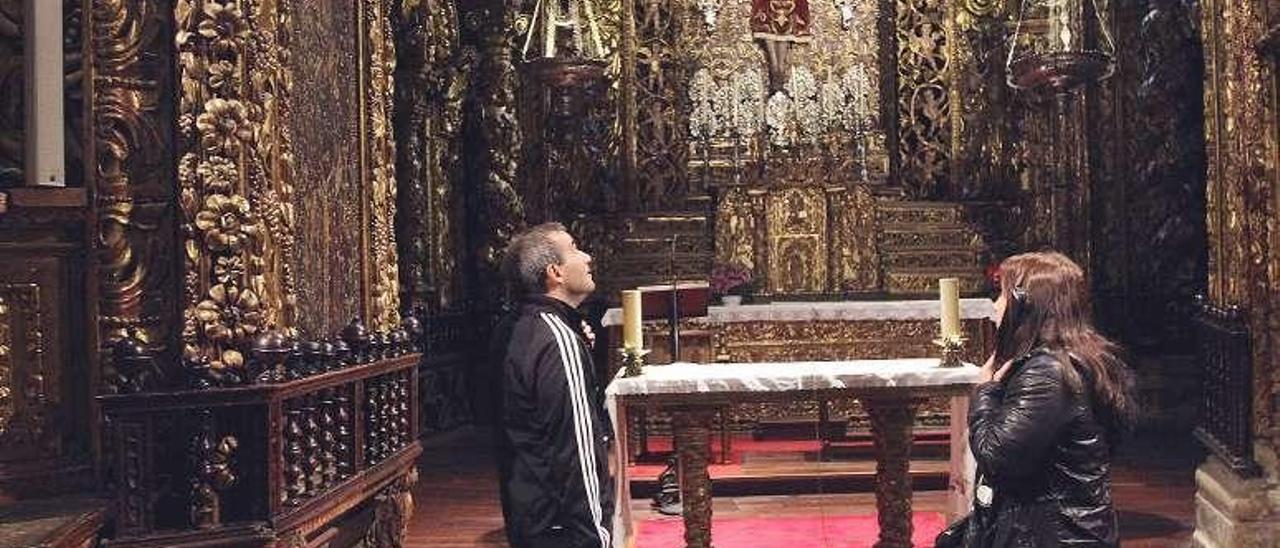 Capilla de Santo Cristo, en la catedral de Ourense. // Iñaki Osorio