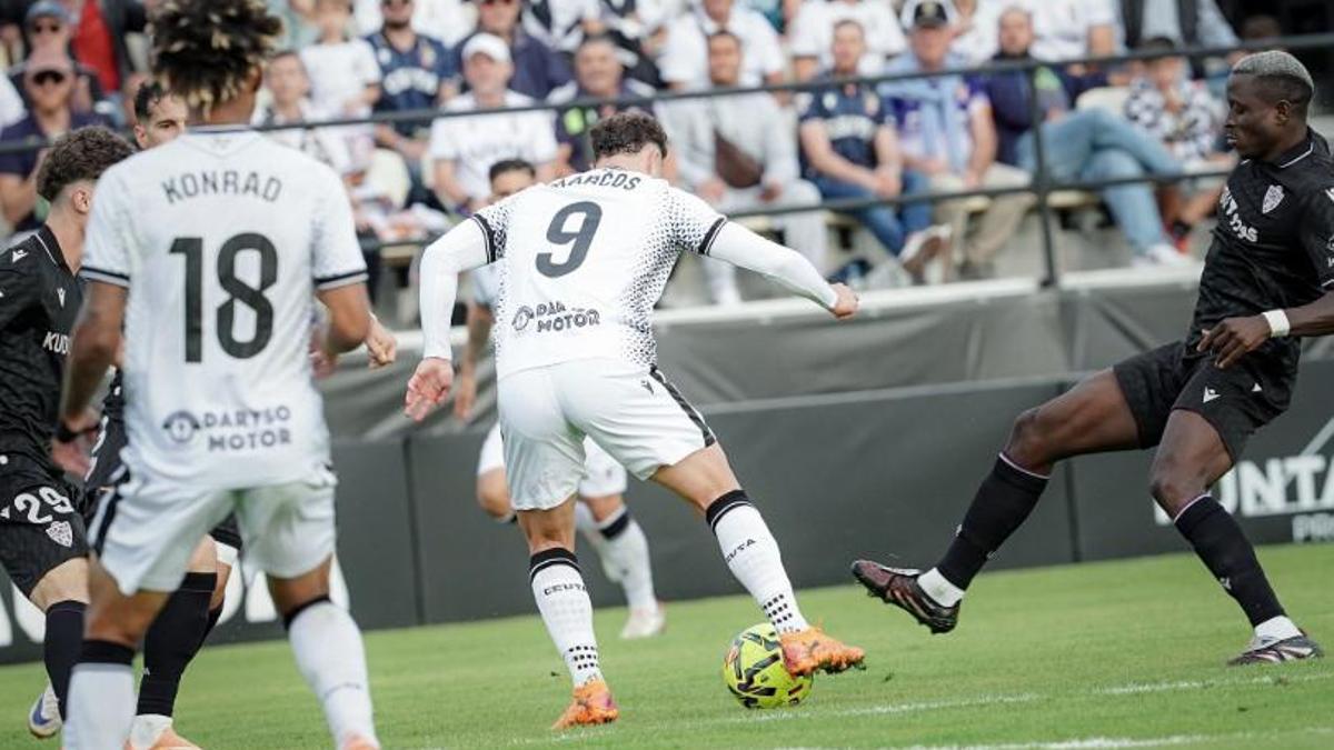 Una imagen del Ceuta-Almería.