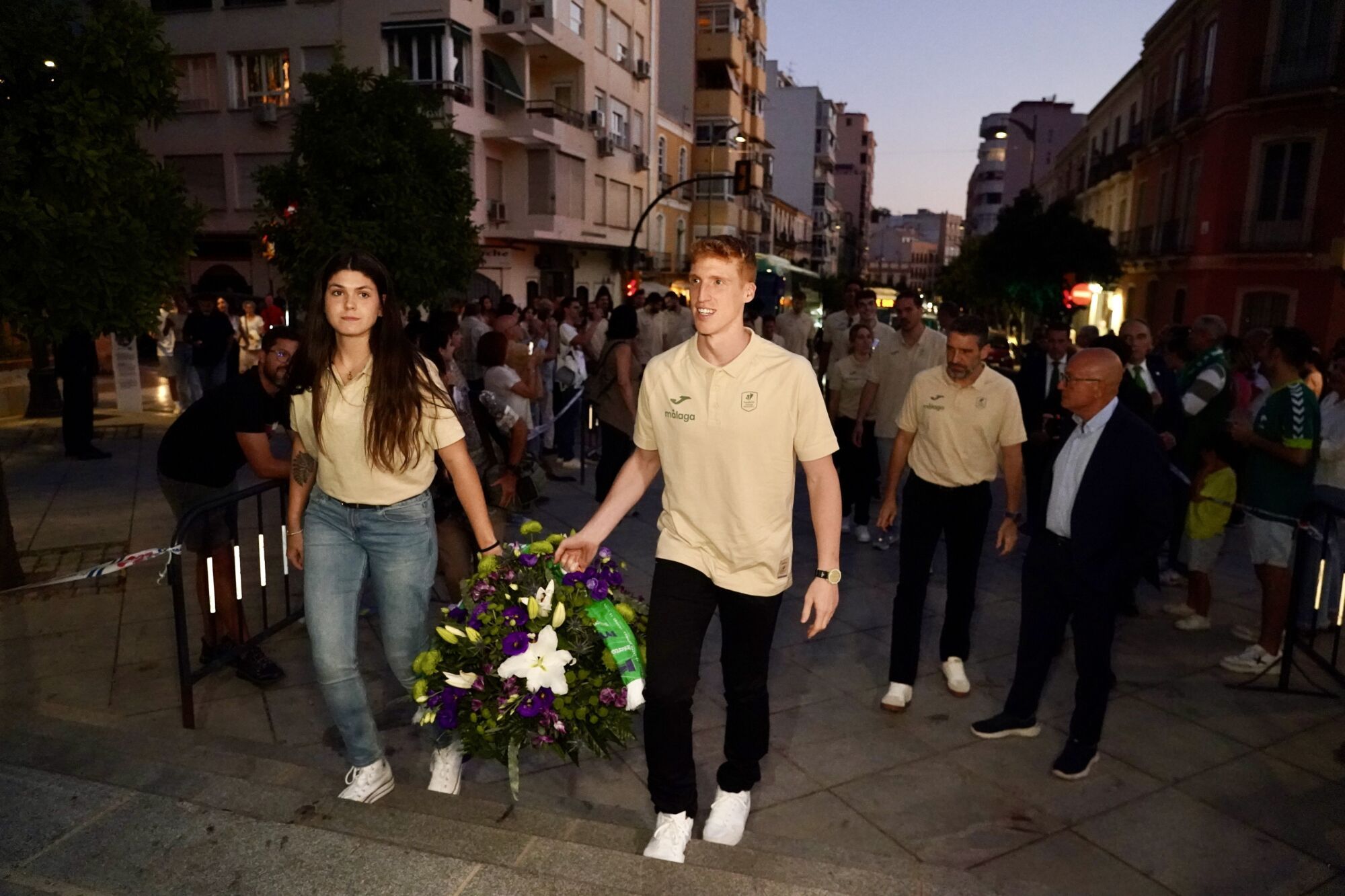 El Unicaja visita el Santuario de Nuestra Señora de la Victoria