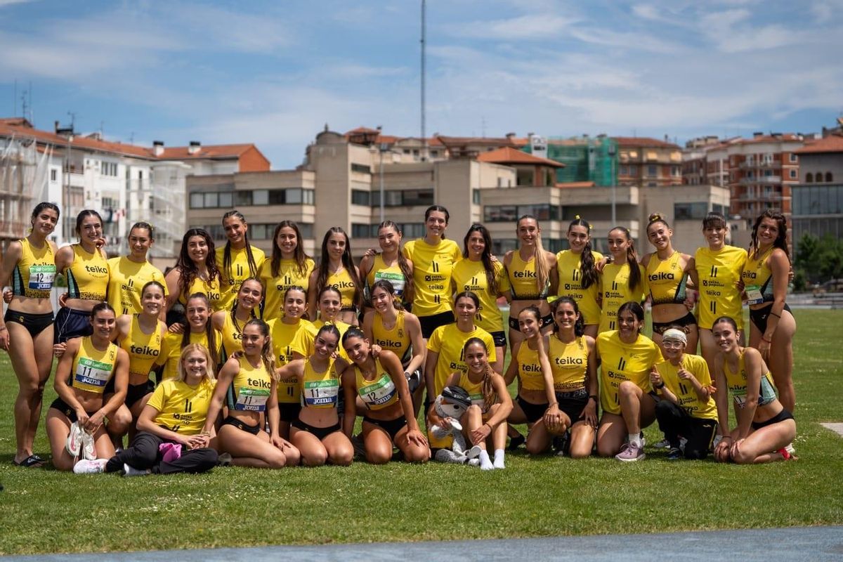 Equipo femenino del CA Safor Teika en la 2ª jornada de la Liga Nacional