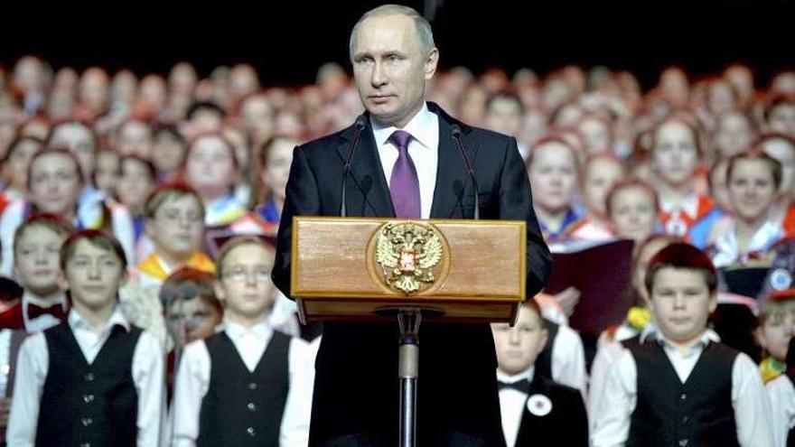 El presidente ruso, Vladimir Putin, el Día de Navidad. // Reuters