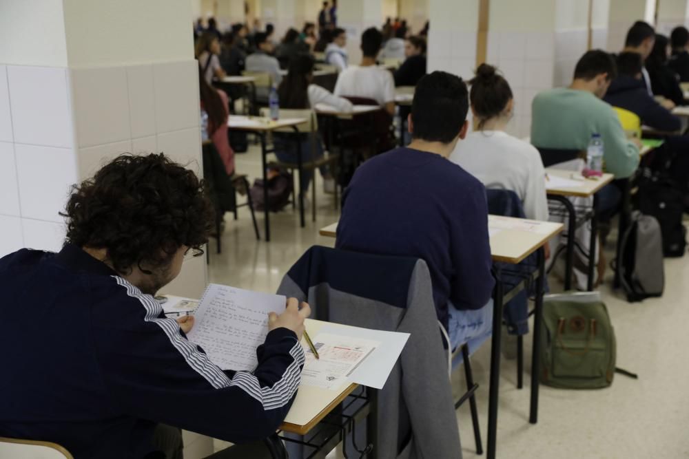 Pruebas de selectividad del campus de Gijón