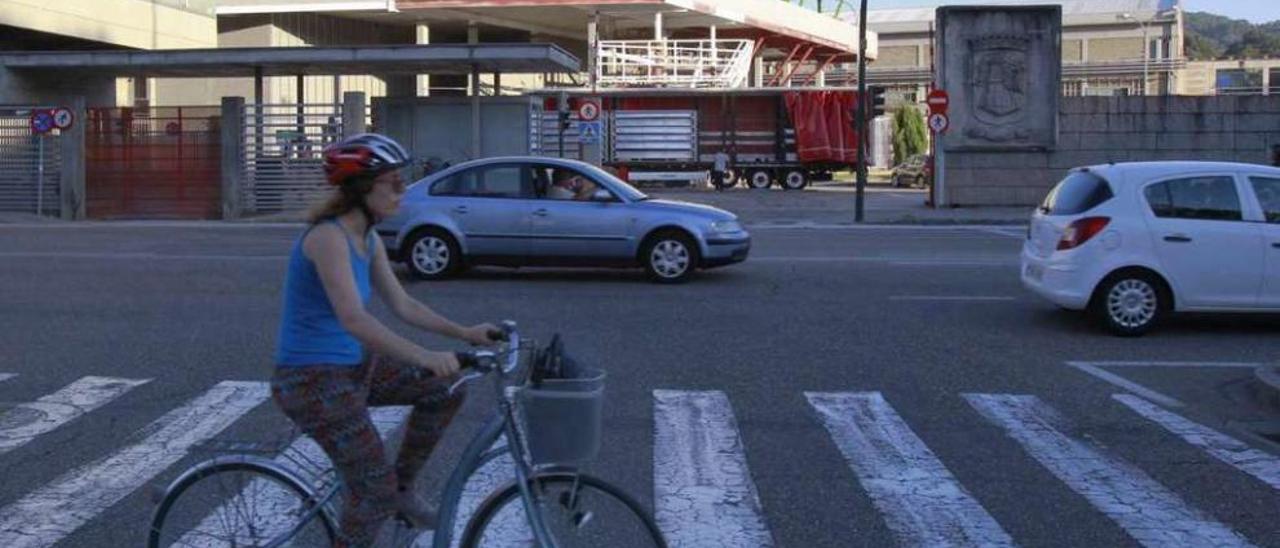 Vista de las obras de la nave H, que albergará instalaciones logísticas y un parking de 1.200 plazas. // J. Lores