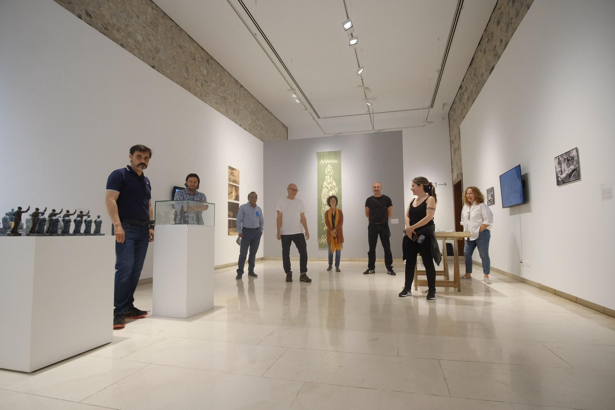 Exposición de la Bienal NoMade en el Castillo de La Luz