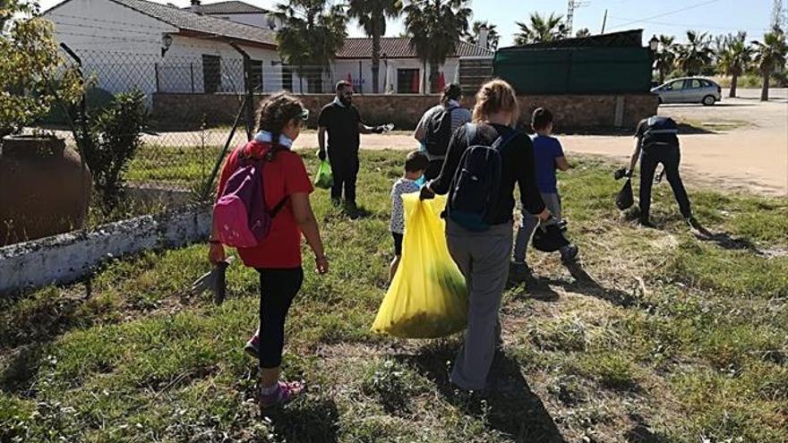 Limbo cultura limpia de basura un paraje natural