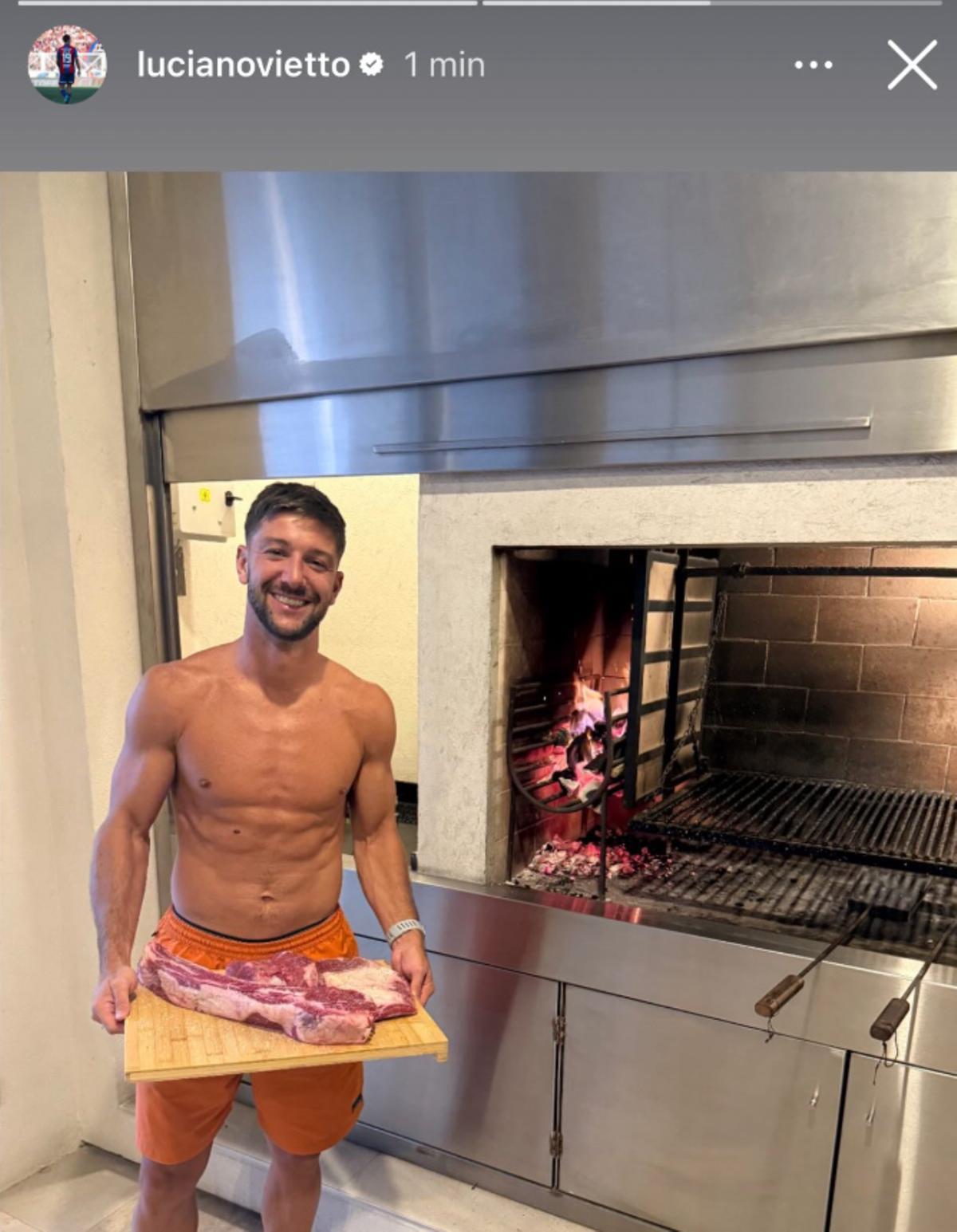 Imagen trucada con IA de Luciano Vietto