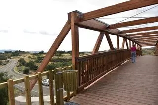 Las imágenes del nuevo acceso a la vía verde de Plasencia
