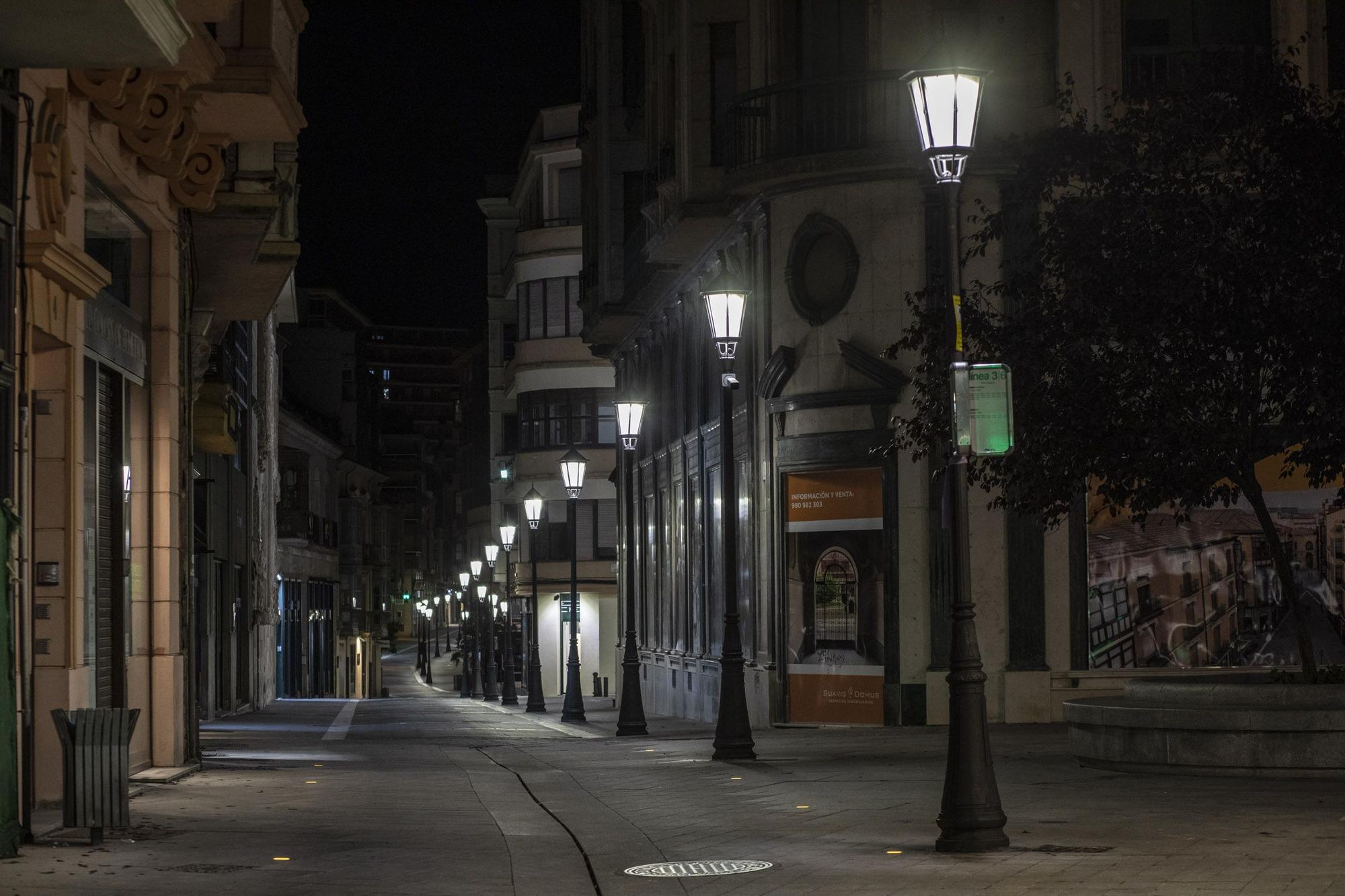 Las imágenes de Zamora bajo el toque de queda