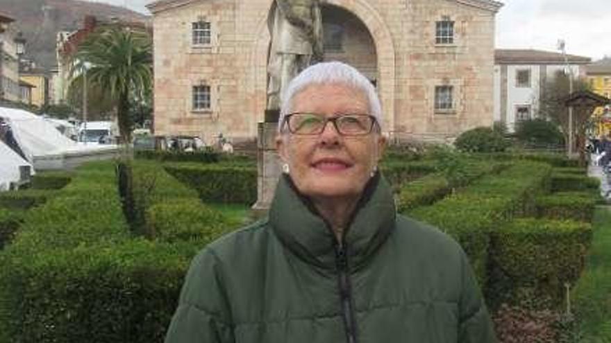 Josefina Simón del Dago, en Cangas de Onís.