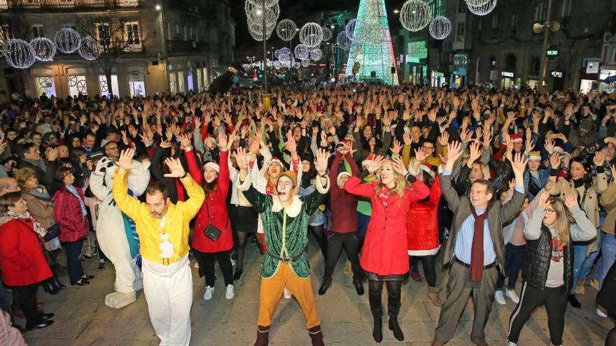 Así tendrás que bailar hoy el &#039;flashmob&#039; de Navidad en Vigo