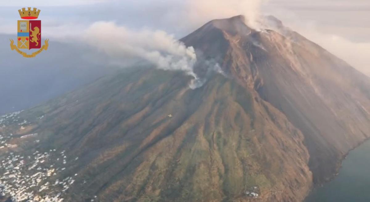 Erupció del volcà Stromboli