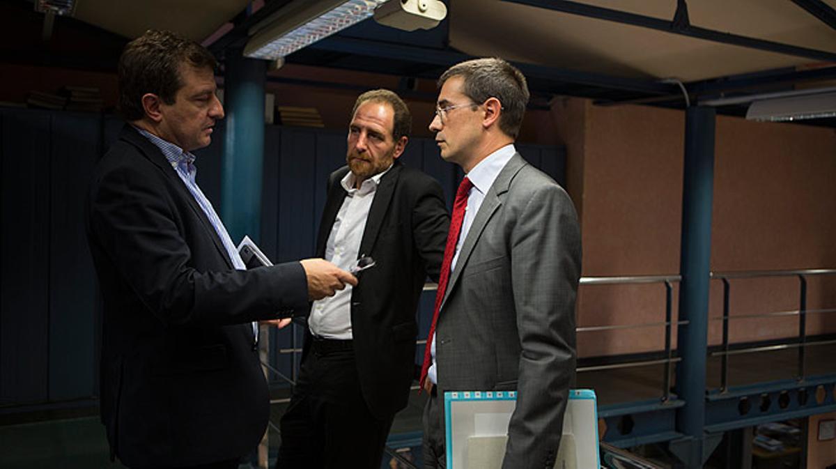 Ignasi Guardans i Amadeu Altafaj visiten la redacció d’EL PERIÓDICO per debatre sobre la independència de Catalunya.