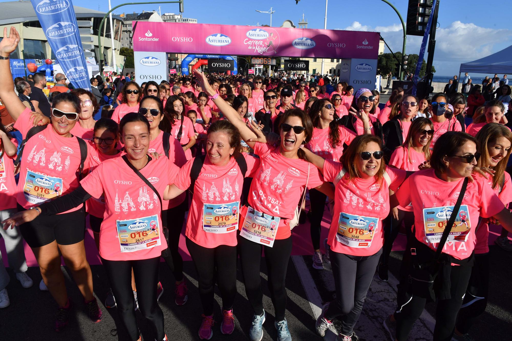 Una nueva edición de la carrera de la mujer de A Coruña