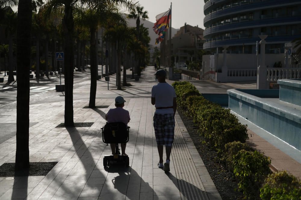 El sur de Tenerife vacío