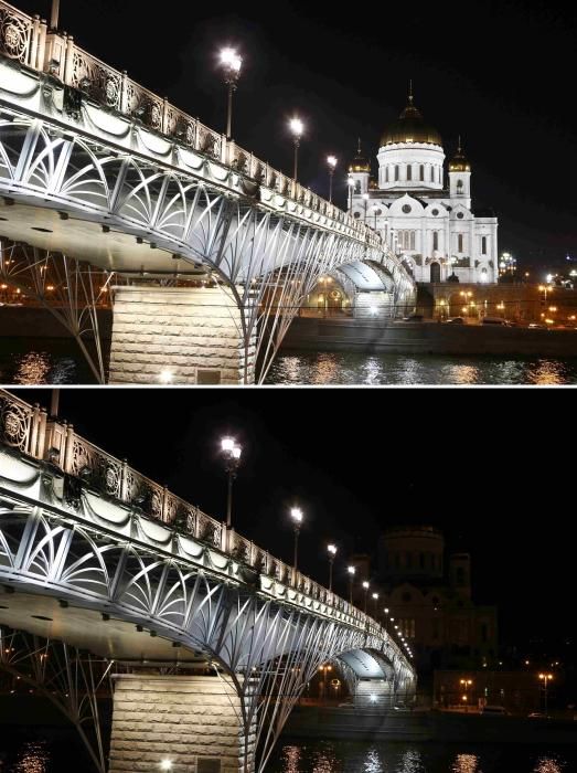 Catedral del Cristo Salvador en Moscú, Rusia.