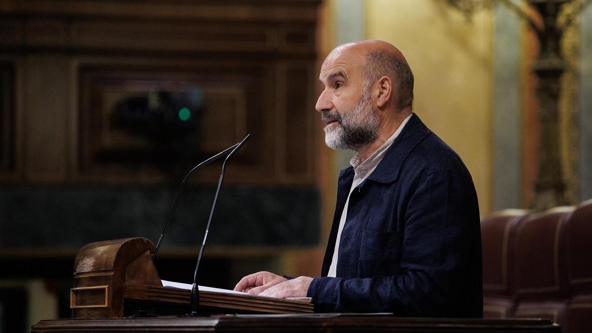 El diputado del BNG en el Congreso Néstor Rego