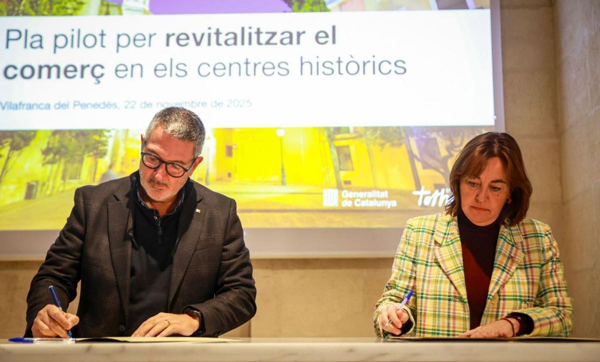 Pla per revitalitzar el comerç a 12 capitals de comarca