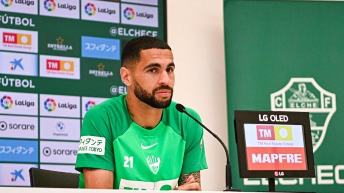 Omar Mascarell, en rueda de prensa.