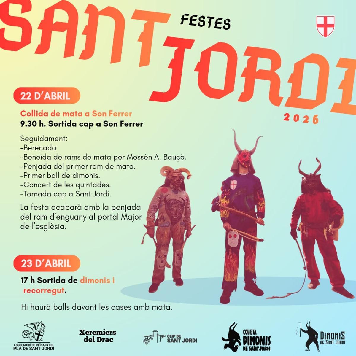 Sant Jordi celebrará Sant Jordi