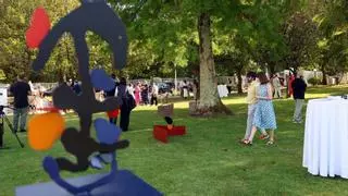 Otro bosque de esculturas en A Toxa