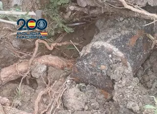 Hallazgo peligroso en Getafe: desactivado un proyectil de la Guerra Civil