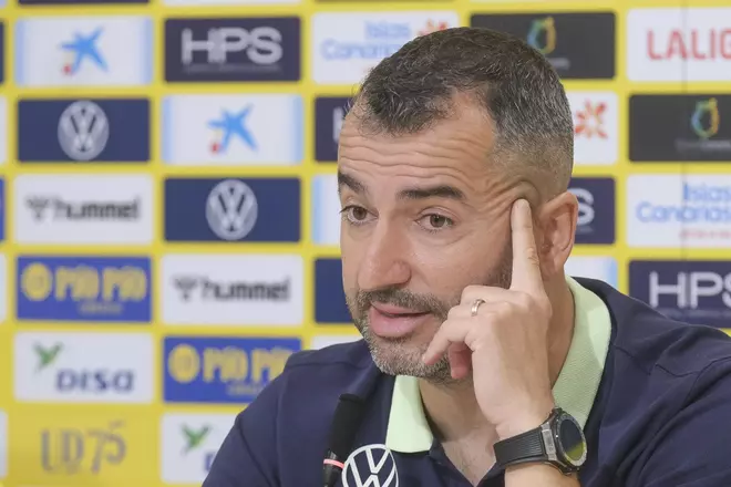 Rueda de prensa previa del partido entre la UD Las Palmas y el Getafe