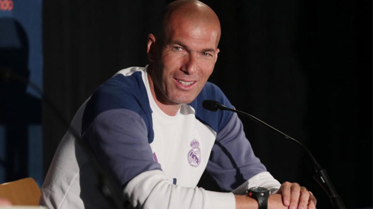 Zidane, en rueda de prensa