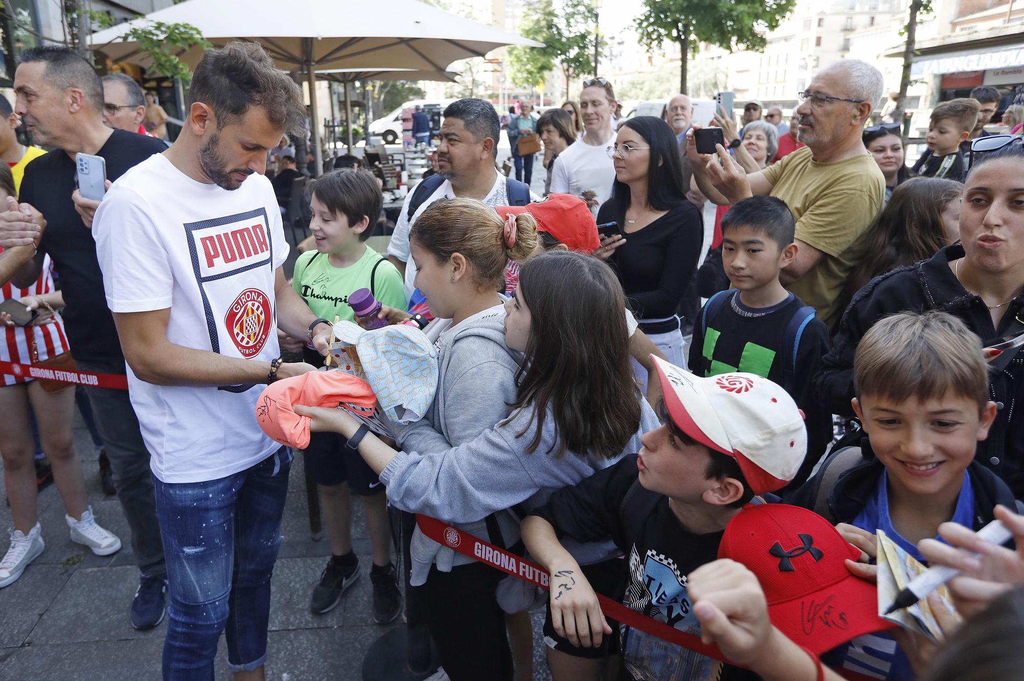 Inauguració de la botiga del Girona FC