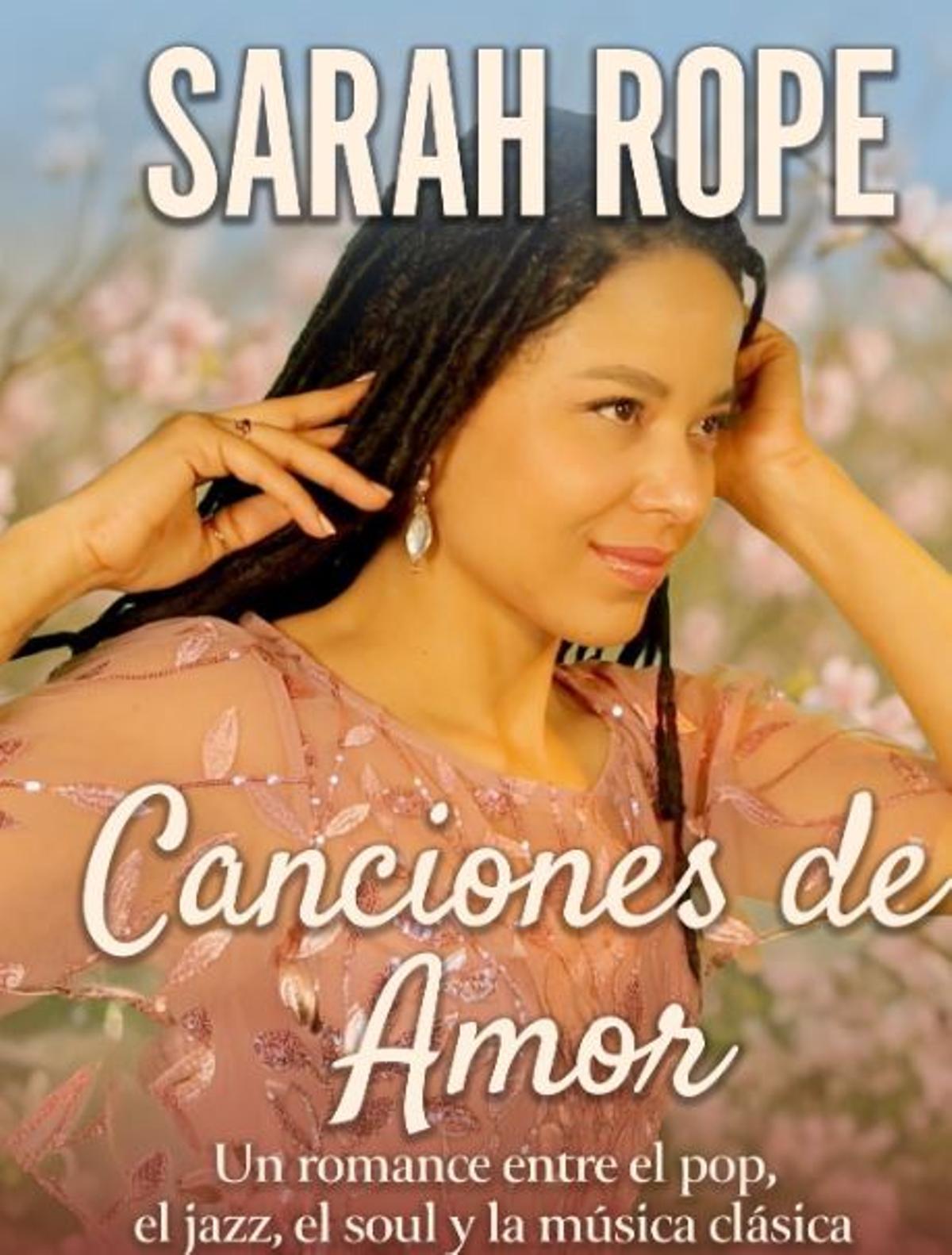 Cartel de la cantante y su actuación