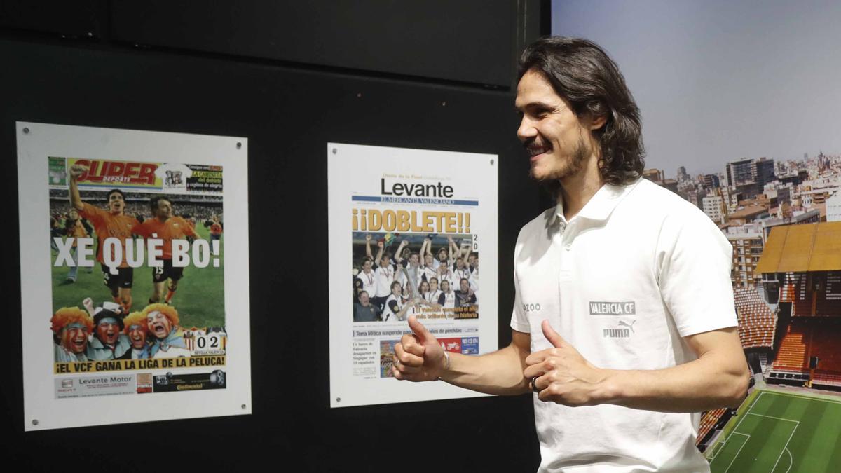 Cavani, tras su presentación