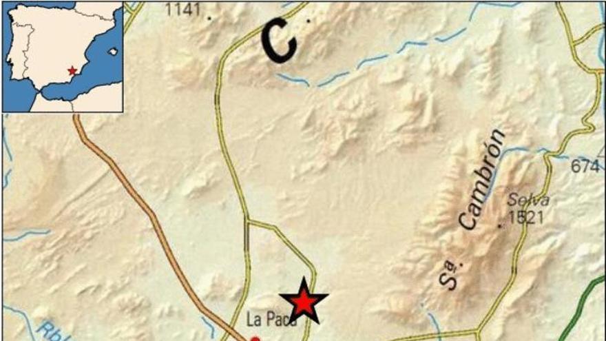 Terremoto de 2,3 grados en Bullas