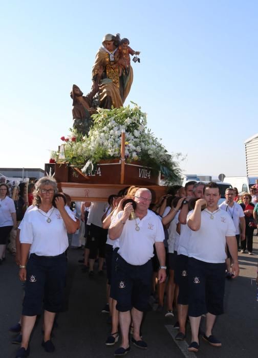 Procesión de la Virgen del Carmen 2017 en Arousa