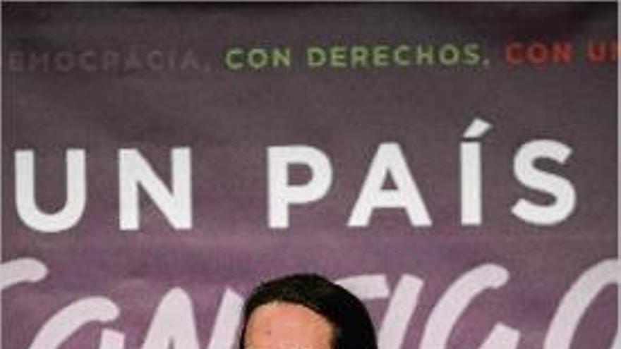 Pablo Iglesias, la nit de les eleccions generals.